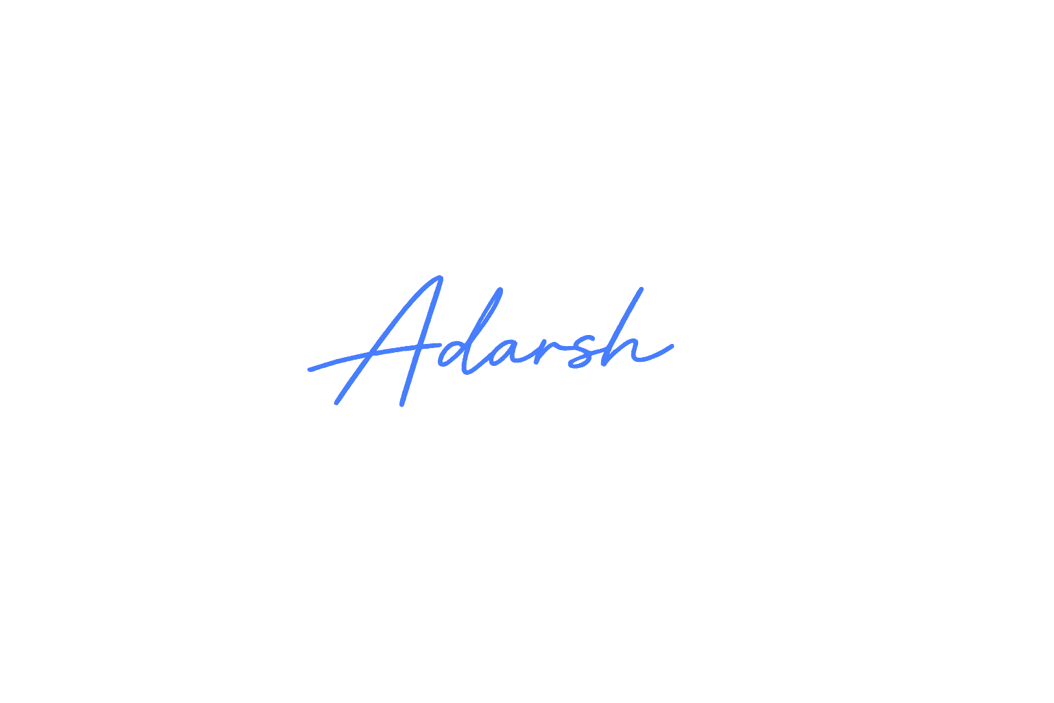 Adarsh Kumar Signature